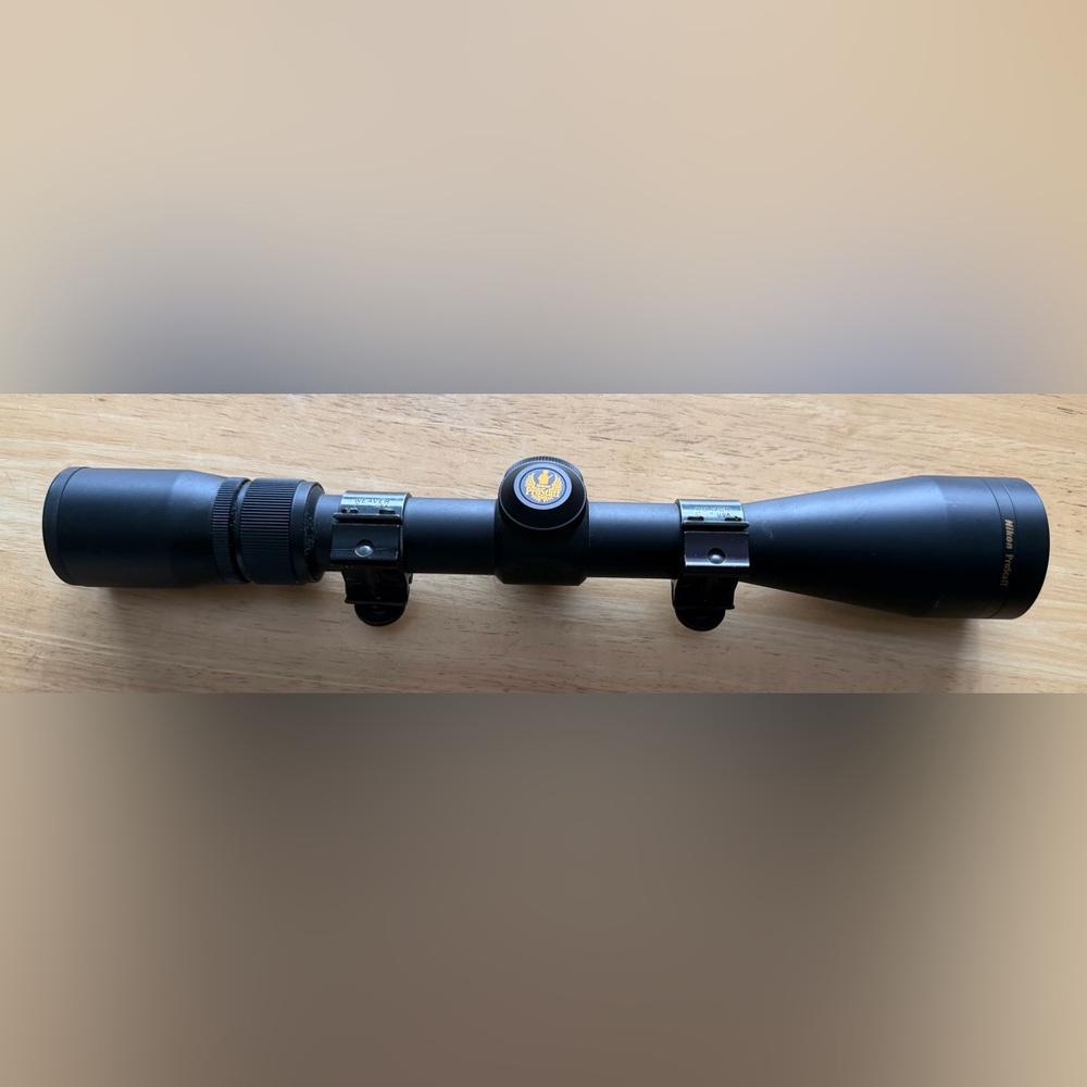Nikon ProStaff 3-9 x 40 Scope with BDC Reticle & Weaver Rings